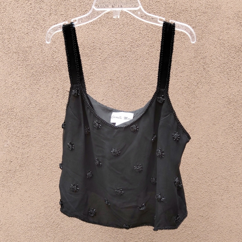 Beaded crop top